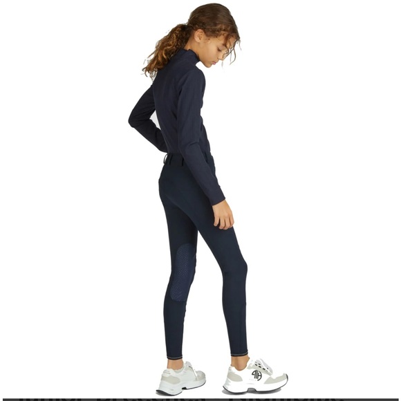 Pickeur Brooklyn Grip Girls/Junior German Riding Breeches Navy Size 158 (Age 13) - Picture 1 of 16